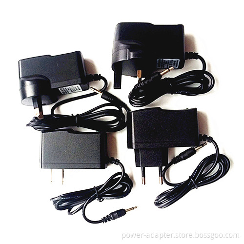 9V 1A 100% New AC 100V-240V Converter power Adapter DC 9V 1A Power Supply AU UK EU US Plug DC 3.5 audio head
